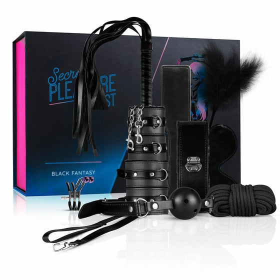 Secret Pleasure Chest Zestaw Black Fantasy 10 elementow, regulowany